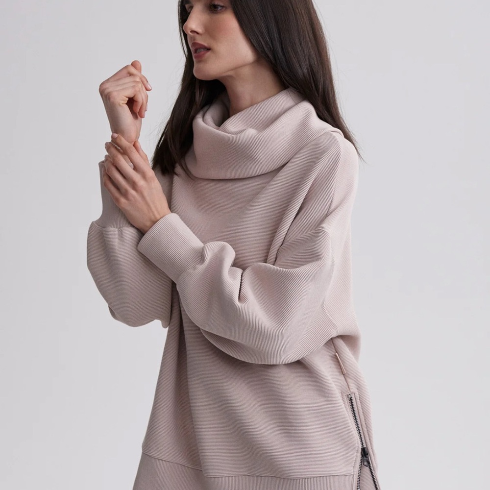 Varley milton sweat XS mushroom